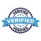 Rubber stamp with Verified concept