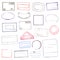 Rubber Stamps. Vector Illustration