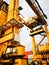 Rubber Tried Gantry Cranes RTG At Industrial Port