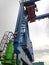 A Rubber Tyred Gantry Crane on the yard of Sorong Harbour