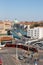 Rubber-tyred tram and bus station at Piazzale Roma public transport in Venice, Italy