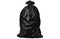 Rubbish bag silhouette icon,Packages with garbage vector illustration of big black plastic bags