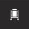 rubbish bin icon. Filled rubbish bin icon for website design and mobile, app development. rubbish bin icon from filled city