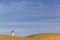 Rubjerg Knude lighthouse buried in sands on the coast of the North Sea