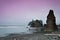 Ruby beach at sunset