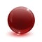 Ruby glassy ball