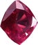 Ruby stone, colorful gemstone clipart. AI-Generated.