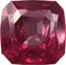 Ruby stone, colorful gemstone clipart. AI-Generated.