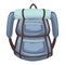 Rucksack with mat for sleeping, traveling and camping