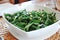 Rucola salad and olive oil