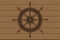 Rudder ship yacht icon vector marine background
