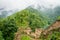 Rudkhan Castle architecture in Iran.