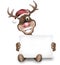 Rudolph Red Nose Happy Christmas