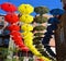 Rue du Cul de Sac street fun umbrellas hung up