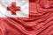 Ruffled Flag of Tonga. 3D Rendering