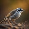 Rufous-throated bunting, Emberiza citrinella. generative ai