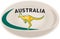 Rugby Ball Australia kangaroo wallaby