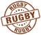 rugby brown stamp