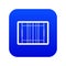 Rugby field icon digital blue