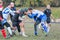 rugby game players during the in first league championship in ukraine autumn