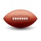 Rugby oval ball or american football equipment