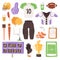 Rugby vector rugger sportswear and ball for competition on stadium illustration set of sportsman clothes in rugby league