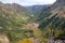 Rugged alpine landscape of the Maroon Bells and the Elk Range, Colorado, Rocky Mountains