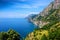 Rugged Amalfi Coastline in Italy