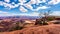 The rugged canyons viewed from the Grand View Point Overlook trail in Canyonlands National Park