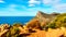 The rugged coast and wind swept peaks near Cape Point