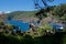 Rugged coastline of East Sooke Park on a sunny day