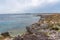 Rugged coastline of Rottnest island in Australia