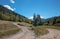 Rugged four wheel drive road [Medano Pass primitive road] through the Sangre De Cristo range of the Rocky Mountains in Colorado