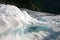 Rugged glacier ice on mountain
