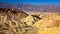 Rugged Hills of Zabriskie Point in Death Valley