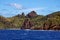 Rugged island in Fiji