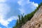 Rugged landscape at Yellowstone National Park, Wyoming, USA