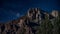 The rugged mountain ranges in Smith Rock State Park.