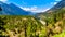 Rugged Mountains along the Fraser River and the Lytton-Lillooet Highway where Highway 12 follows the river for a very scenic drive