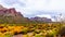 Rugged Mountains along the Salt River in central Arizona in the United States of America