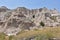 Rugged Notch Trail in the Badlands of South Dakota