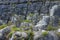 Rugged rockface in the Burren in western Ireland