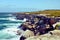 Rugged sandstone cliffs of Cape Solander,