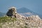 Ruin of an ancient chapel in Cres Croatia