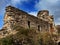 Ruin ancient destroyed fortress. Petersburg. Russia. Koporye