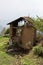 Ruin damaged house by earthquake in Nepal