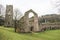 Ruin of Fountains Abbey, winter 2018