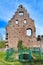 Ruin of historic Limburg Abbey in Palatinate forest in Germany