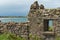 Ruin of a house at the irish coast