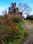 Ruin of the monastery Wolf or Kloster Wolf near Kroev in the mosel region